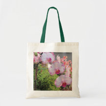Cymbidiums und Farn-Tasche