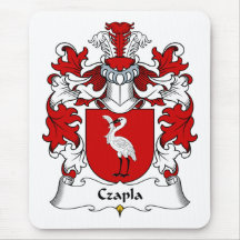 Czapla Familienwappen Mousepad