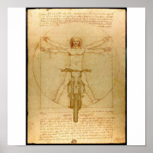 Da Vinci-Schmutz-FahrradMotocross Supercross Freis Plakatdrucke