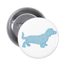 Dackel Anstecknadelbuttons