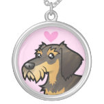 Dackel-Liebe (wirehair) Selbst Gestaltete Halskette