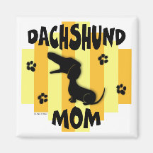 Dackel-Mamma-Magnet Kühlschrankmagnet