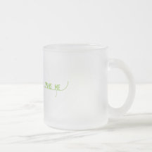 Dackel-mattierter Becher Tasse