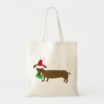 Dackel-WeihnachtsTaschen-Tasche