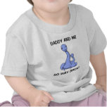 Daddy and Baby Plesiosaur Shirts