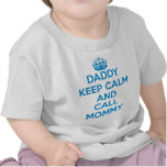 Daddy Keep Calm T-Shirt (Blue)