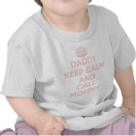 Daddy Keep Calm T-Shirt (Light Pink)
