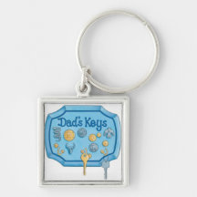 Dads Keys Key Chain