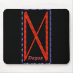 Dagaz Rune Mousepads