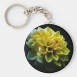 Dahlie-Blume und -bedeutung Schlüsselanhänger