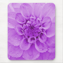 Dahlie lila Mousepad