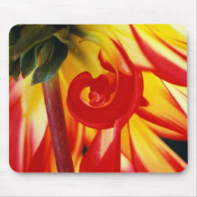 Dahlie-Locken-Mausunterlage Mousepads