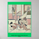 Daikoku, das einen flüchtigen Blick durch Suzuki,  Plakatdruck