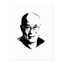 Dalai Lama Postkarte