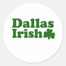 Dallas-Iren Runde Aufkleber