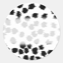 Dalmatinisches Druck-Schwarzweiss-Muster Sticker