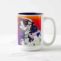 Dalmation Becher Haferl
