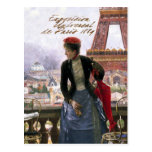 Dama Paris Post Card