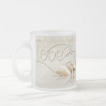 Damast-Eleganz - gerade verheiratet Tee Tasse