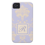 Damast-Monogramm iPhone 4 Case-Mate Hülle