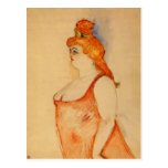 Dame Cocyte durch Toulouse-Lautrec Postkarten