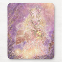 Dame des Waldes Mousepad