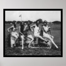 Dame Golfers Love Ice 1926 Posterdruck