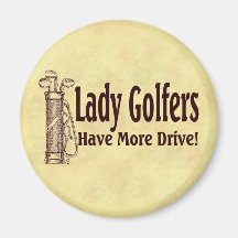 Dame Golfers Magnete