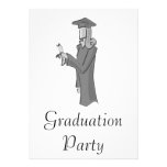 Dame Graduating Ankündigungskarte