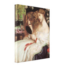 Dame Lilith, Dante Gabriel Rossetti, viktorianisch Galerie Falt Leinwand