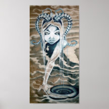 Dame von Chaos Posterdrucke
