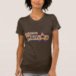 Damen-dunkle grundlegende T-Shirt Schablone
