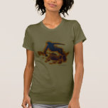 Damen-grundlegendes T-Shirt