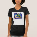 Damen-Yoga-T-Shirt