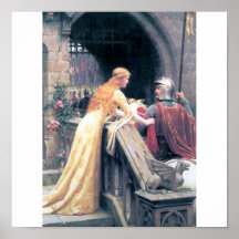 Damenritterschloss-Liebe-Verhältnis mittelalterlic Plakat