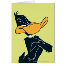 Dämliche Ente mit den Armen gekreuzt Karten