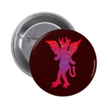 Dämon demon anstecknadelbutton