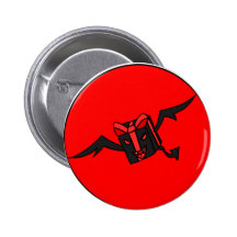 Dämon GiftBox Knopf Button