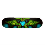 Dämon-Schatten - Smaragd und gelbe Maske Personalisierte Skateboards