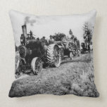 Dampf angetriebener Traktor-Vintager Protokollieru Kissen