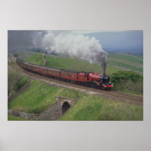 Dampfzug Posterdruck