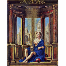 Danae durch Gossaert Jan. (beste Qualität) Photoskulptur