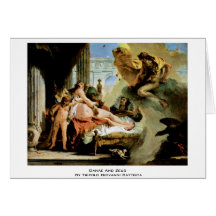 Danae und Zeus durch Tiepolo Giovanni Battista Karten
