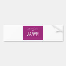 Dance Till Dawn Bumper Stickers