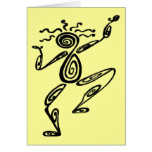 Dancer1 Grußkarte