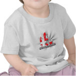 Dänemark-Flaggen-Karte 2,0 Tshirts