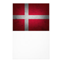 Dänemark-Schmutz-Flagge Demarkian gemasert Individuelle Druckpapiere