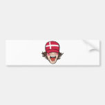 Dänemark-Sport-Fan Autosticker
