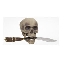 DangerSkull082309 Personalisierte Foto Karte