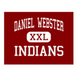 Daniel Webster - amerikanischer Ureinwohner - hoch Postkarte